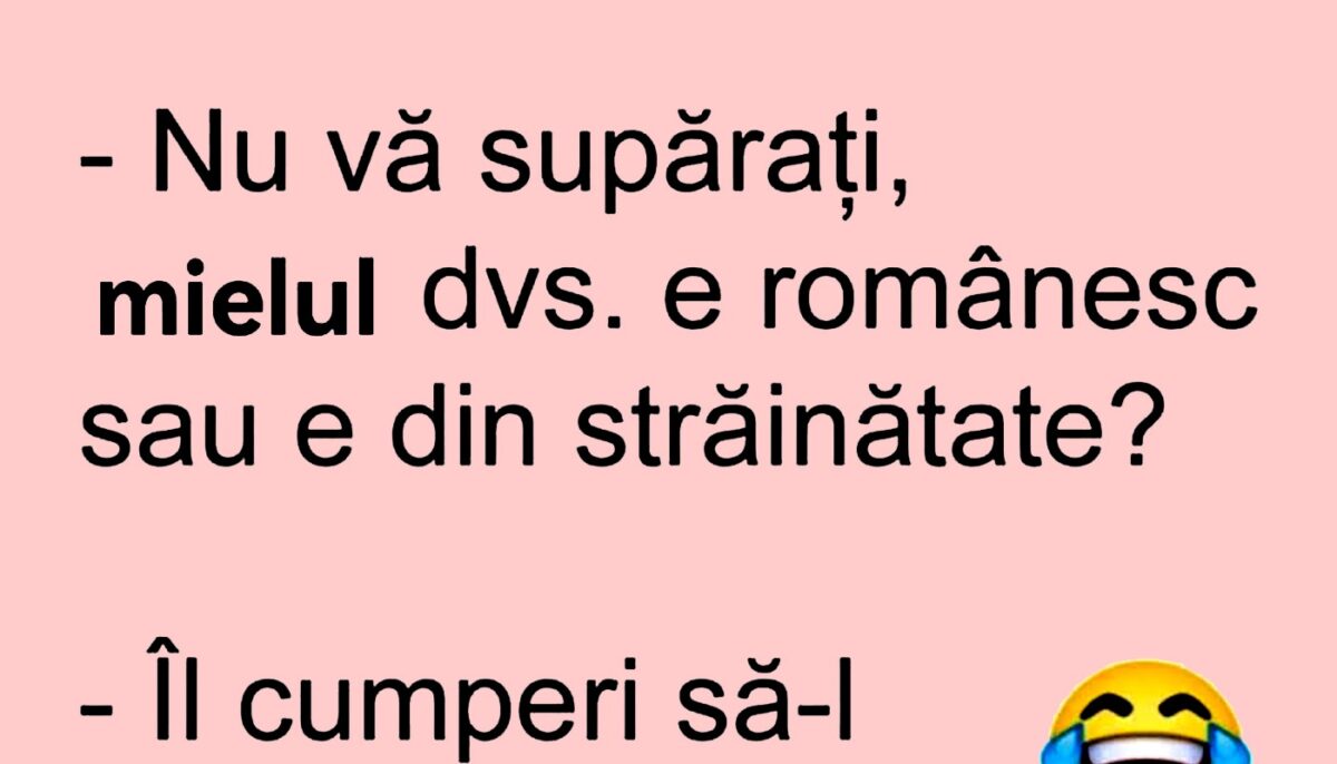 Imagine Stire Bancul de Paște | „Mielul dumneavoastră e românesc sau e din străinătate?” | 2review.ro