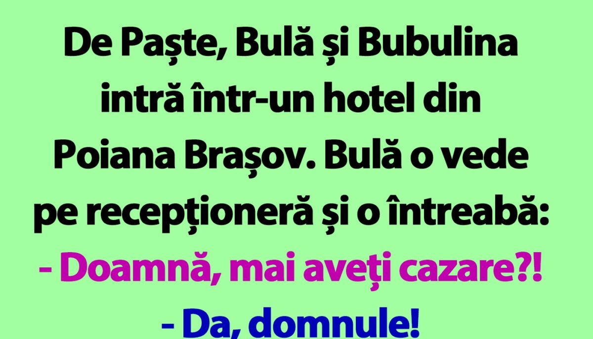 Imagine Stire BANC | De Paște, Bulă și Bubulina intră într-un hotel din Poiana Brașov | 2review.ro