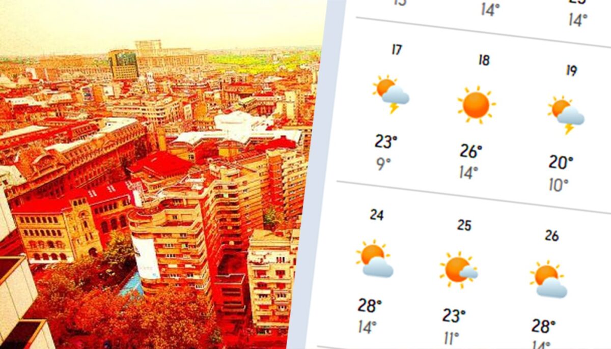 Meteorologii Accuweather anunță una dintre cele mai călduroase luni mai din istorie, în București. Avem prognoza completă