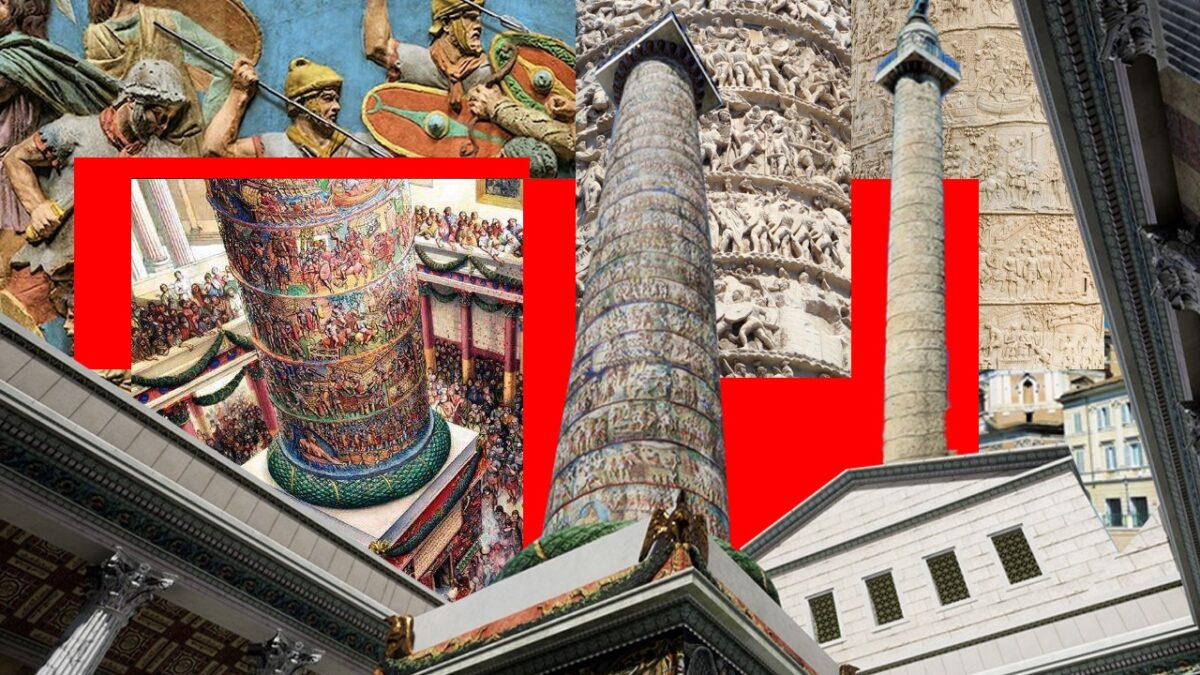 Imagine Stire Columna lui Traian nu a fost albă: strămoșii românilor apăreau în culori spectaculoase. Dar de ce era Columna pictată? | 2review.ro