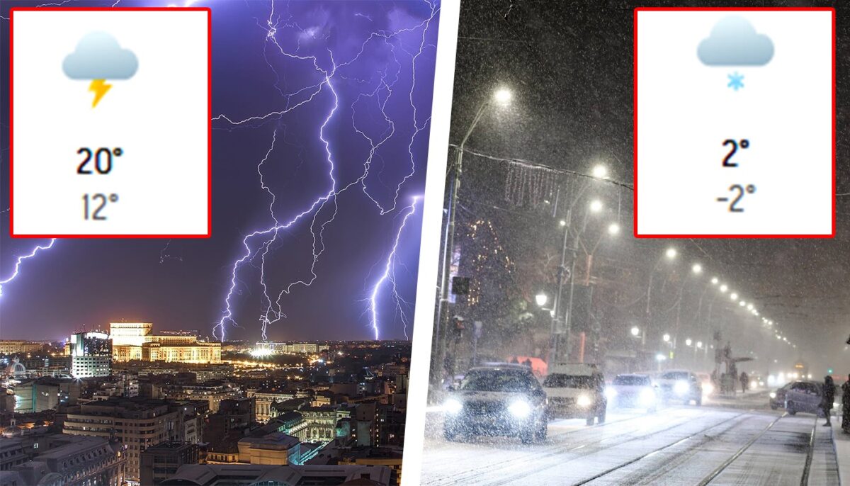 Imagine Stire Prognoză luna mai 2026 | Meteorologii Accuweather anunță furtuni și ninsori în România | 2review.ro