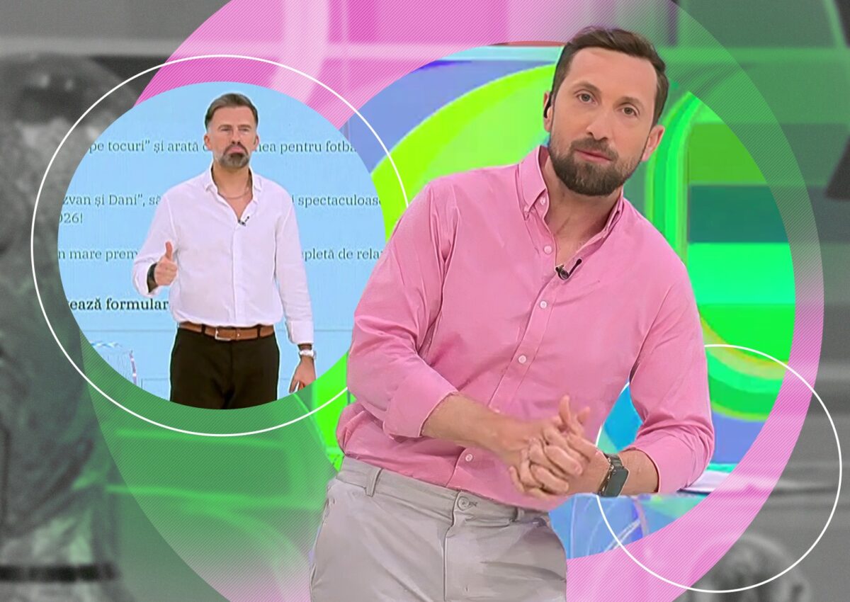 Imagine Stire Aris, a venit nota de plată, în direct, la TV. Dani Oțil, ironii fără număr: “El e geană. Orice facem noi, haț!” Cum l-a „taxat” Ristei | 2review.ro