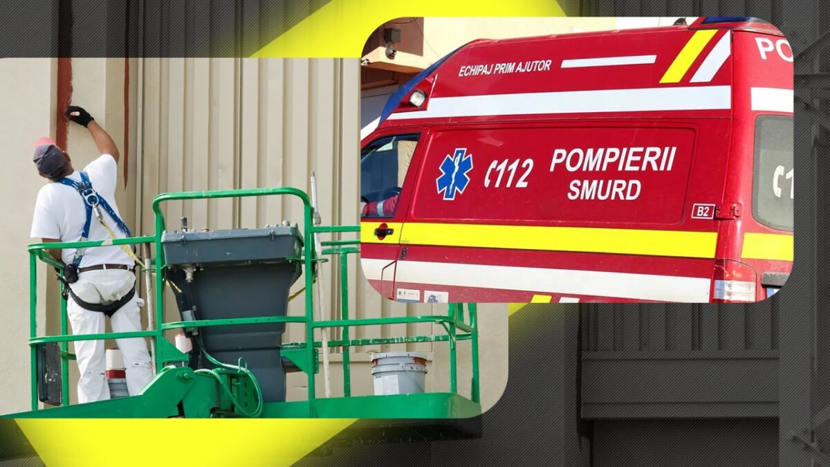 Imagine Stire Accident cumplit în Argeș: un muncitor de 56 ani a căzut în gol în timp ce vopsea pe o nacelă. Decesul a survenit pe loc | 2review.ro