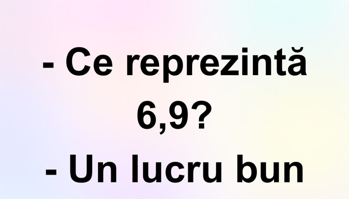 Imagine Stire BANCUL ZILEI | Ce reprezintă 6.9? | 2review.ro