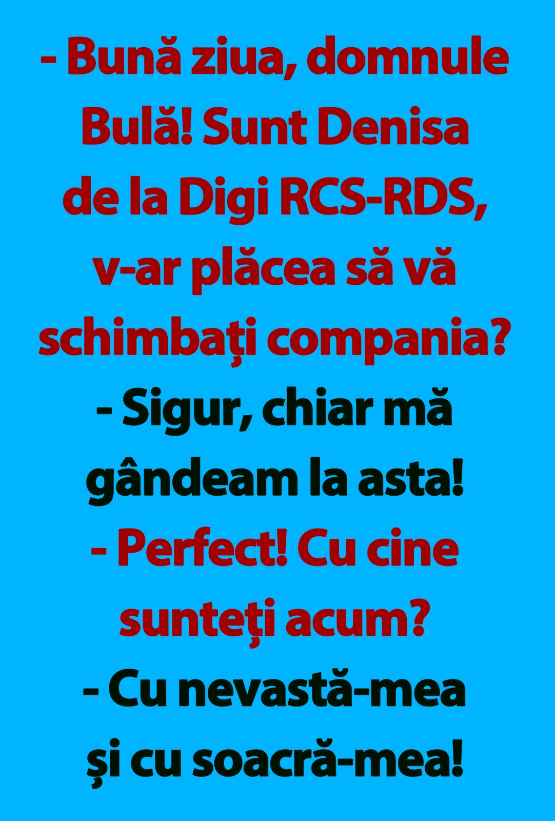 BANC | Bulă și Denisa de la Digi RCS-RDS