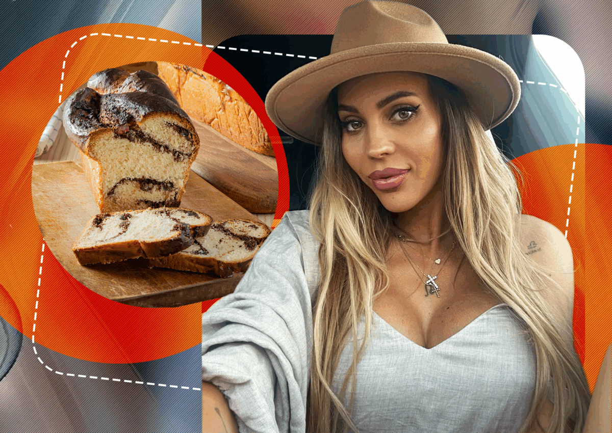 Imagine Stire Soția fotbalistului face cei mai tari cozonaci din țară. Lena Enache: „E o rețetă brevetată” | 2review.ro