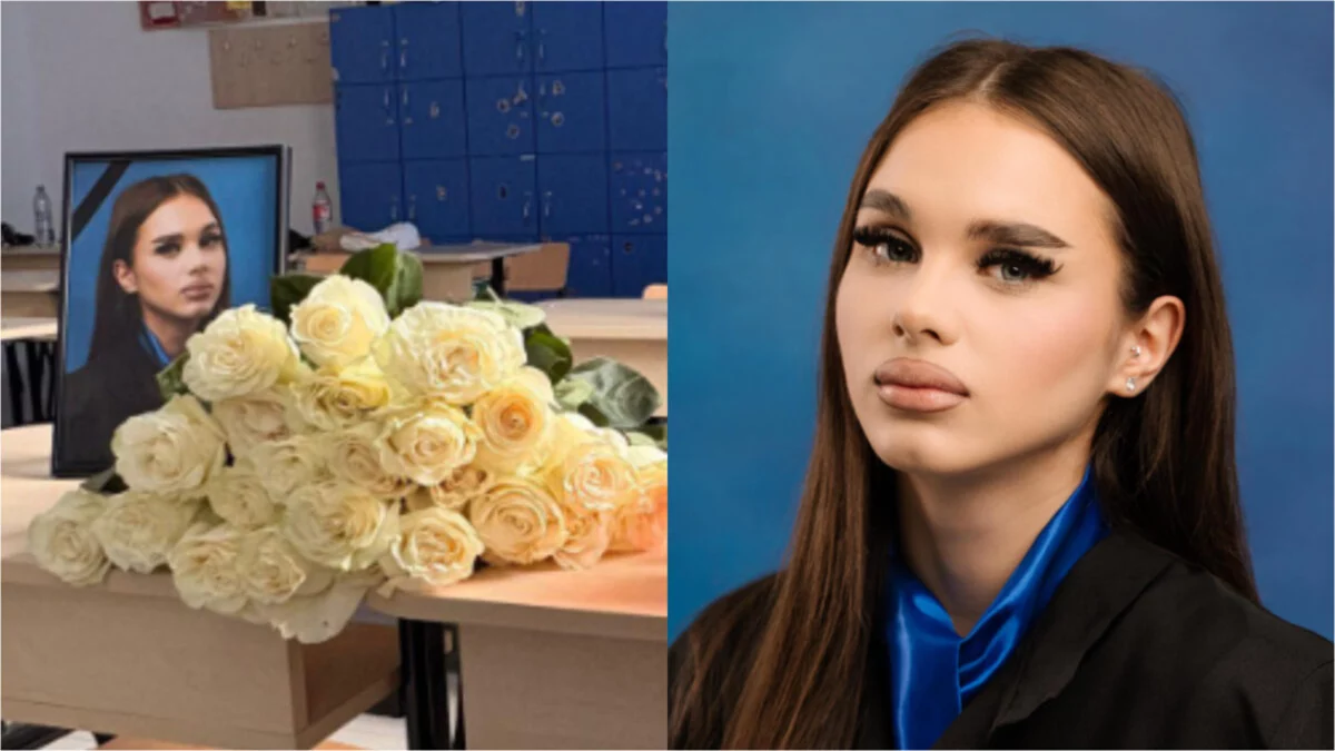 Imagine Stire Gestul făcut de colegii Crinei Hisum la priveghiul tinerei de 18 ani, care a murit după ce a căzut de la etajul 5 al unui bloc. Ți se rupe sufletul! | 2review.ro