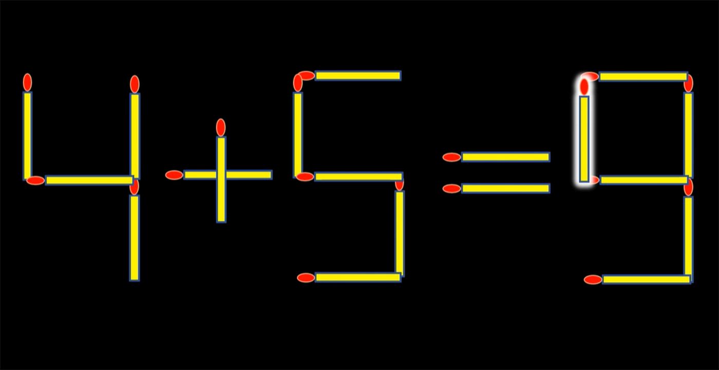 Test de inteligență | Mutați un singur chibrit pentru a corecta 4 + 6 = 3