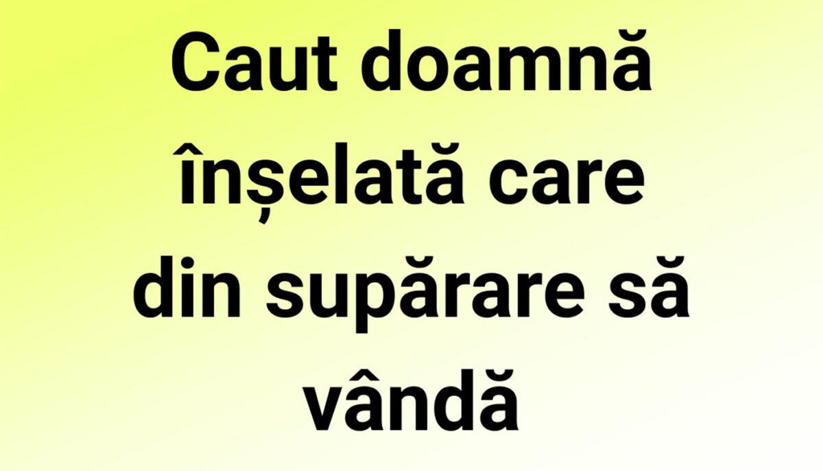 Imagine Stire Bancul sfârșitului de săptămână | Caut doamnă înșelată | 2review.ro