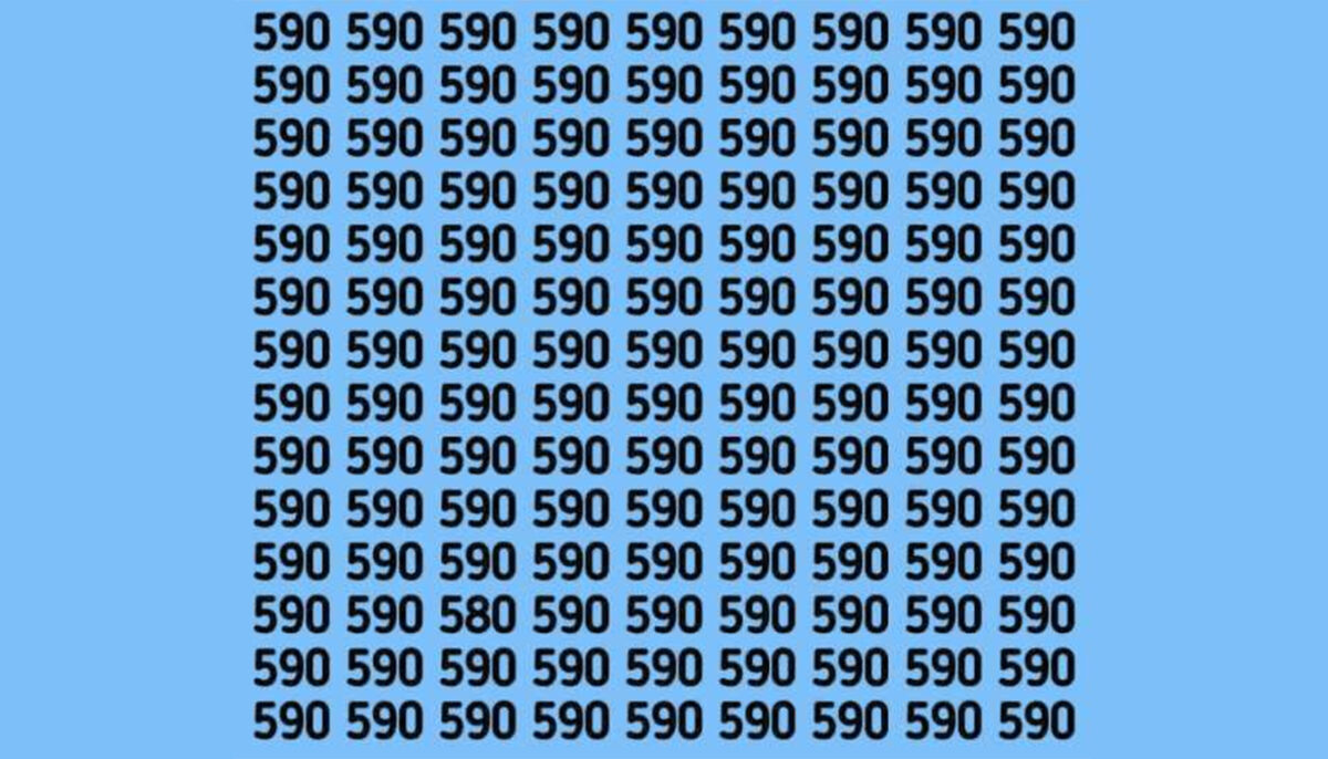 Imagine Stire TEST IQ | Identificați numărul 580 din această imagine! Geniile reușesc în 5 secunde | 2review.ro