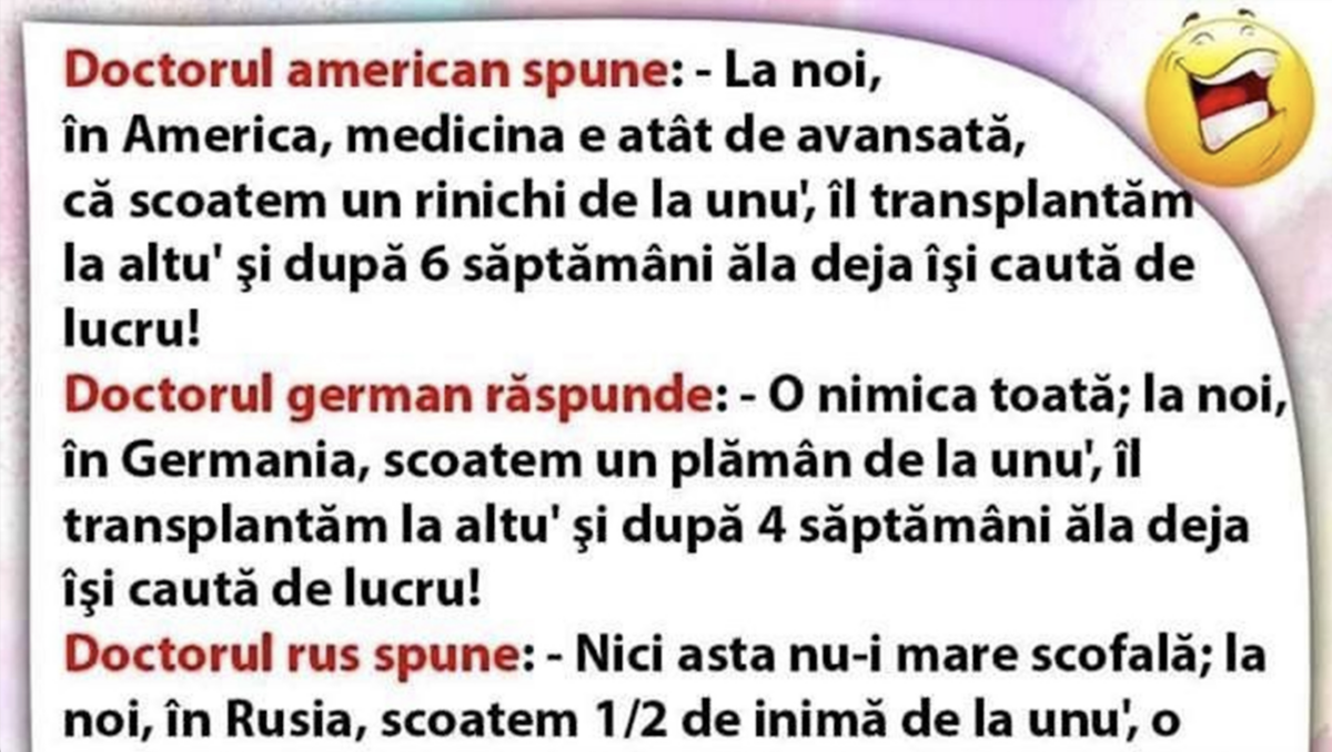 Imagine Stire BANC | Cei 4 doctori: american, german, rus și român | 2review.ro