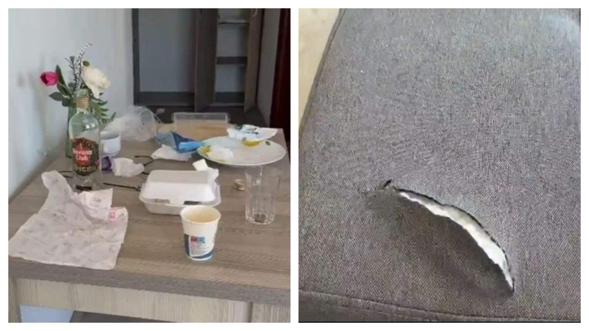 Imagine Stire Imagini dezastruoase într-un apartament din Mamaia. Ce au lăsat în urmă tinerii cazați de 1 Mai | 2review.ro