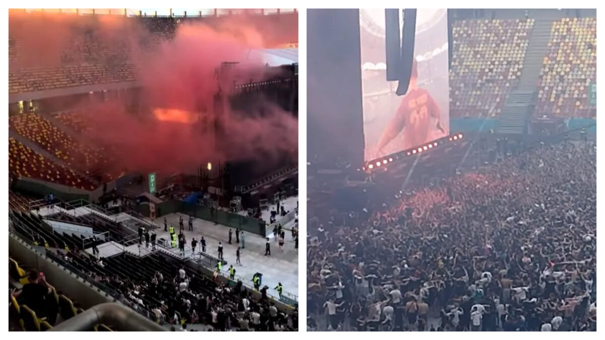 Imagine Stire Incendiu la concertul lui Max Korzh de pe Arena Națională. Imagini uluitoare | 2review.ro