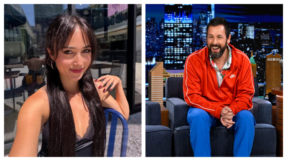 Imagine Stire Andra Gogan, față în față cu Adam Sandler. Cum a reacționat influencerița | 2review.ro
