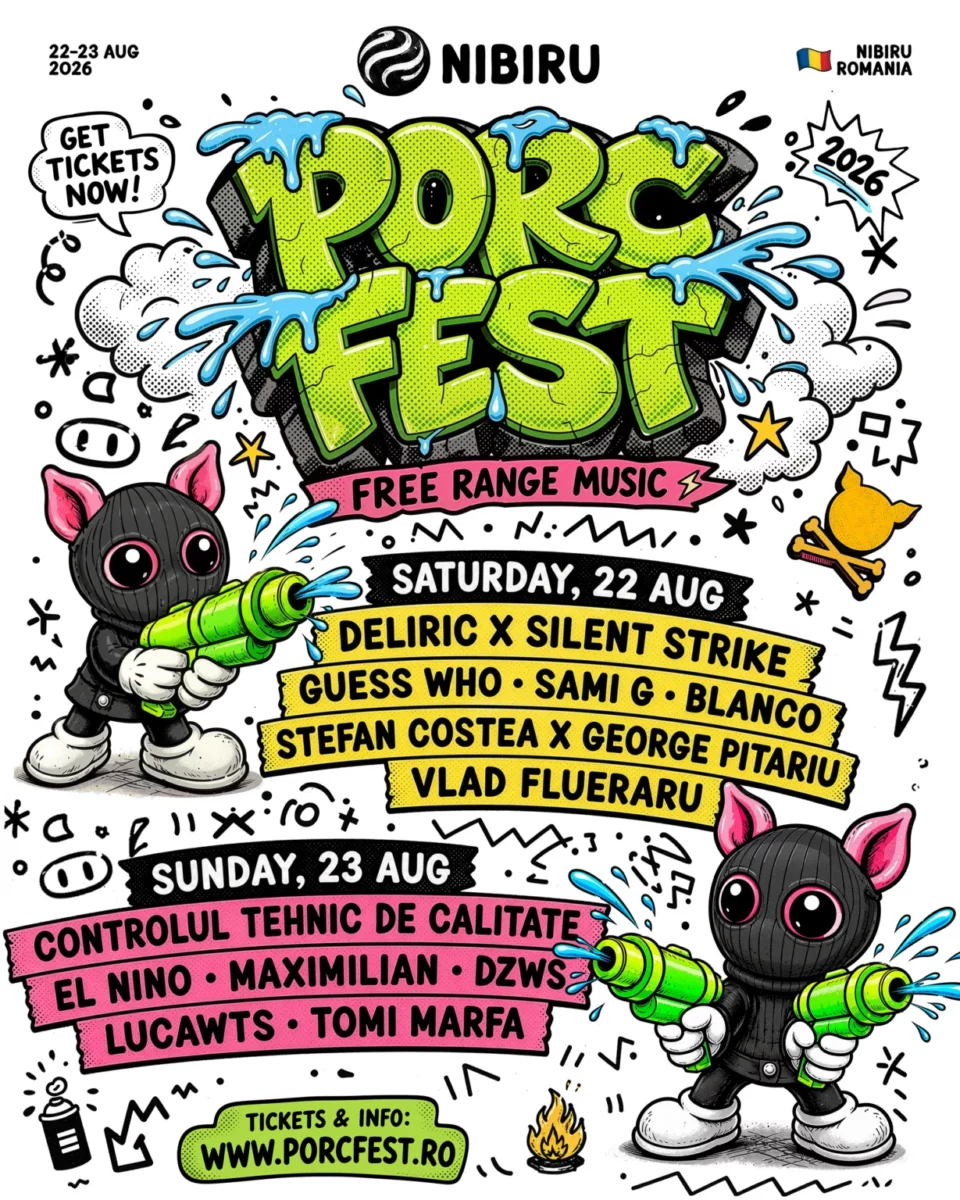 Imagine Stire NIBIRU anunță PORC FEST, un weekend dedicat culturii hip hop, muzicii și comunității underground | 2review.ro