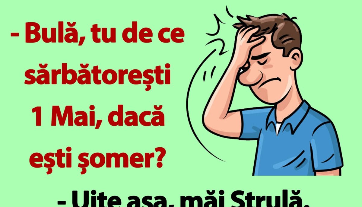 Imagine Stire BANC | „Bulă, tu de ce sărbătorești 1 Mai, dacă ești șomer?” | 2review.ro