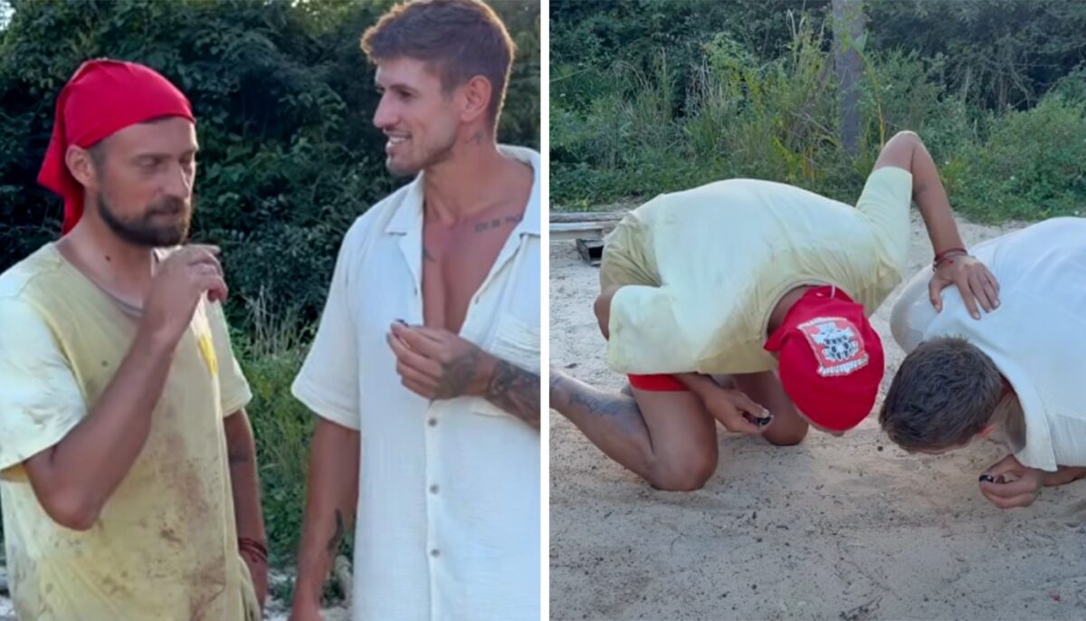 Imagine Stire Gabi Tamaș a consumat alcool la Survivor, pe furiș? Imagini cu „îmbăTamaș” în acțiune | 2review.ro