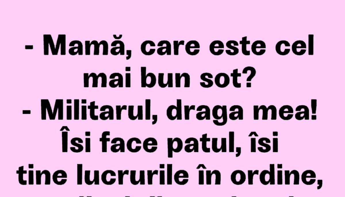 Imagine Stire BANCUL ZILEI | „Mamă, care este cel mai bun soț?” | 2review.ro