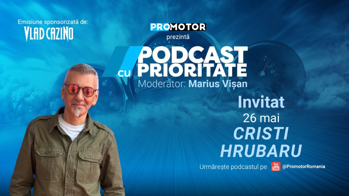 Imagine Stire Cristi Hrubaru vine la „Podcast cu Prioritate” #101 by ProMotor. Discuții despre motociclete, mașini, rock și proiecte caritabile | 2review.ro