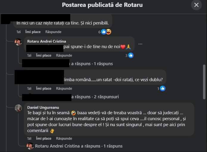 Fost concurent de la insulă îi ia apărarea lui Andrei Rotaru/ sursa foto: social media