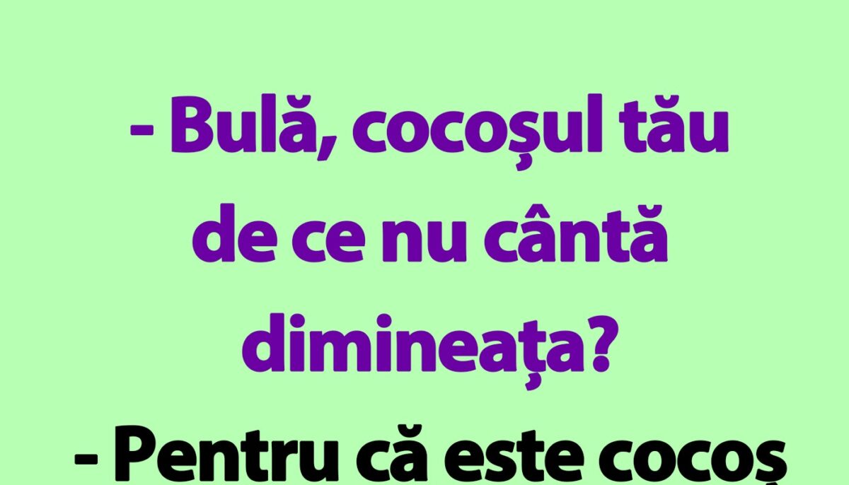 Imagine Stire BANC | De ce nu cântă cocoșul lui Bulă, de fapt | 2review.ro