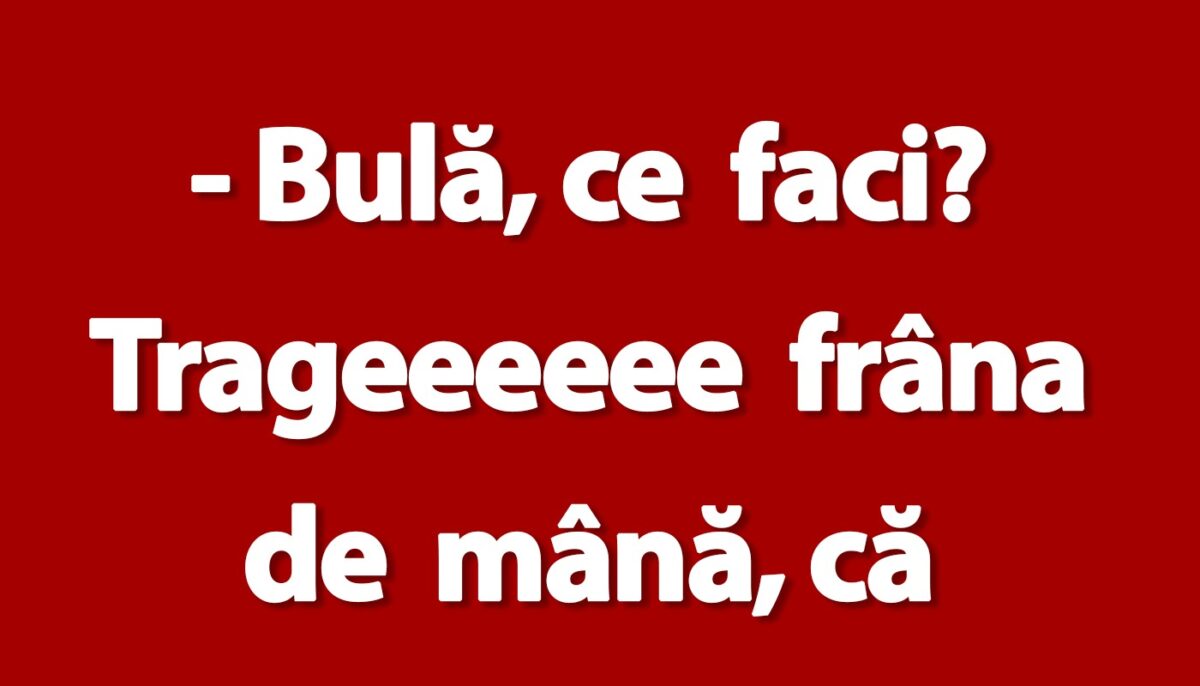 Imagine Stire BANC | Bulă, instructorul și frâna de mână | 2review.ro