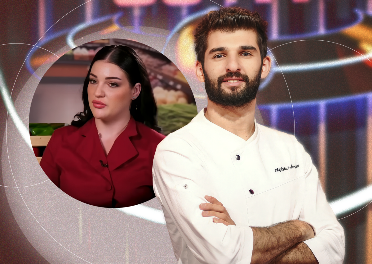 Imagine Stire Ce nu s-a văzut la TV în scandalul dintre Chef Richard și concurenta de la Chefi la cuțite. Tensiunile au escaladat în culisele emisiunii de la Antena 1 | 2review.ro
