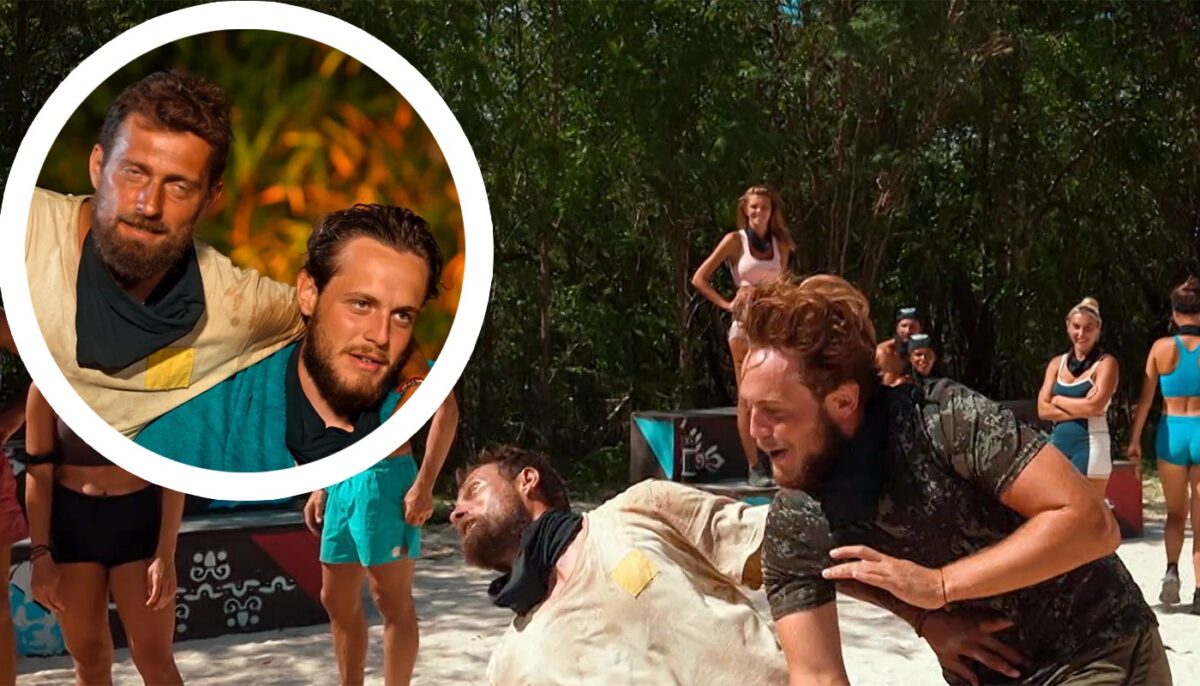 Imagine Stire Avem imaginile! Cum l-a „căpăcit” Aris pe Gabi Tamaș la Survivor, de fapt. Cronica unei zile „udate” cu multă, multă bere | 2review.ro
