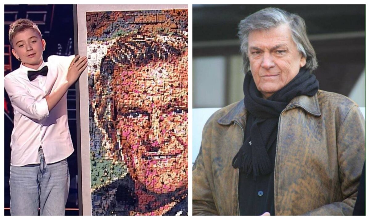 Imagine Stire Florin Piersic, mesaj public pentru Albert Oprea după ce finalistul i-a făcut portretul din piese LEGO pe scena Românii au talent | 2review.ro