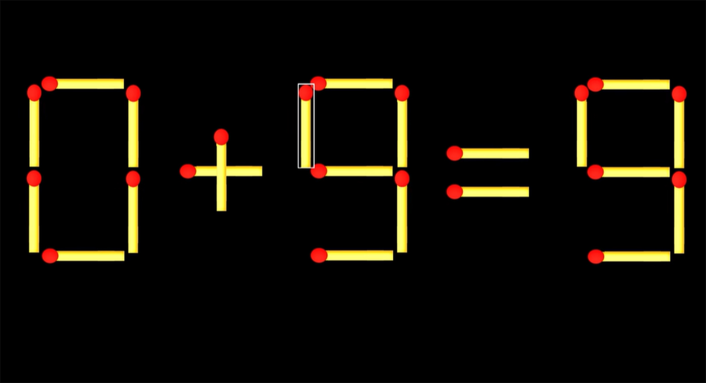 Test de inteligență | Mutați un singur chibrit pentru a corecta 8 + 3 = 9