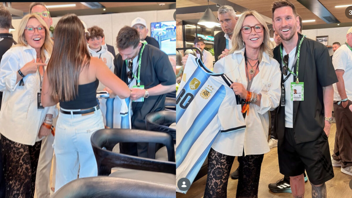 Imagine Stire Anastasia Soare, apariție alături de Lionel Messi la Formula 1. Românca a povestit momentul emoționant | 2review.ro