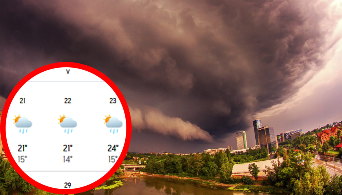 Imagine Stire Plouă zile la rând în București. Pe ce dată trece „potopul”, potrivit meteorologilor Accuweather | 2review.ro