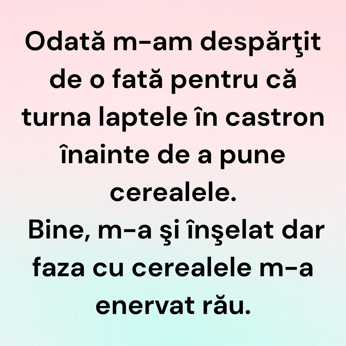 BANCUL ZILEI | Motiv matinal de despărțire