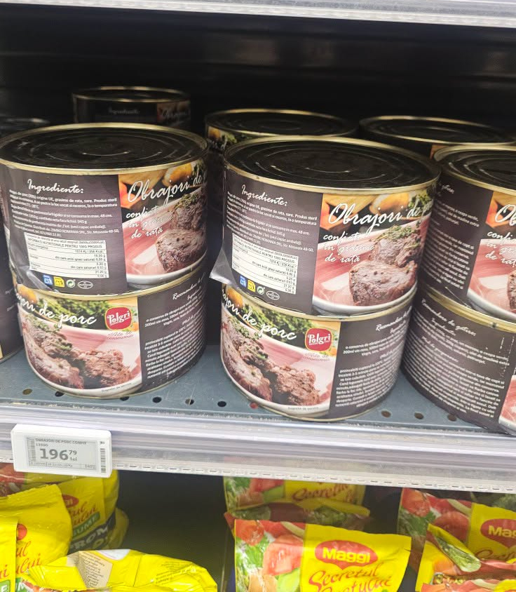 Conservă la 196 lei în Auchan. Ce conține, de fapt? Românii sunt scandalizați: