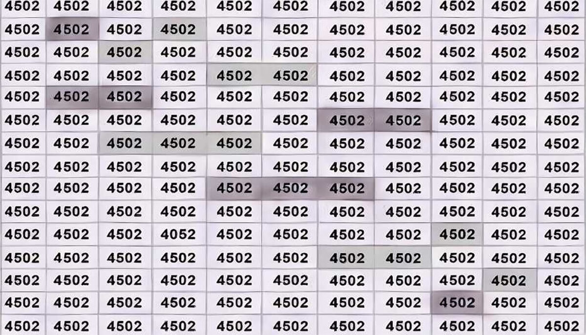 TEST IQ | Identifică singurul număr care nu este 4502! Dacă reușești în 7 secunde, ești un geniu
