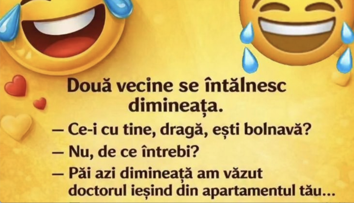 BANCUL ZILEI | Două vecine se întâlnesc dimineața