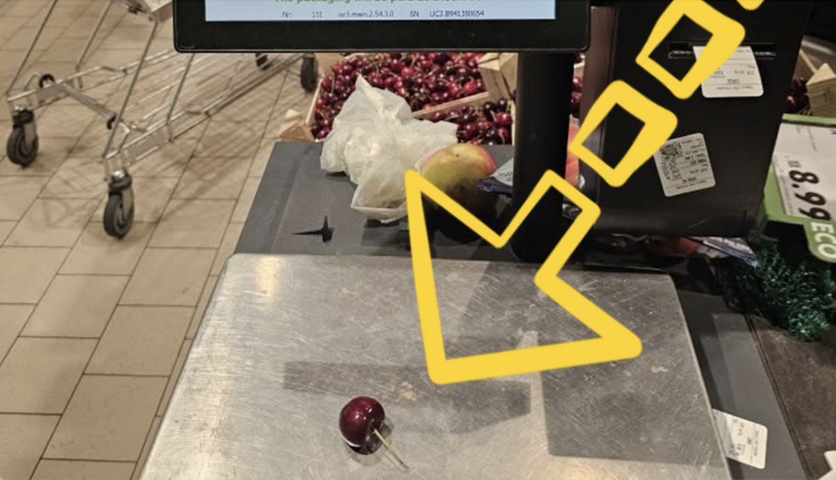Un român a cumpărat o singură cireașă din Kaufland. Câți lei a plătit pentru ea