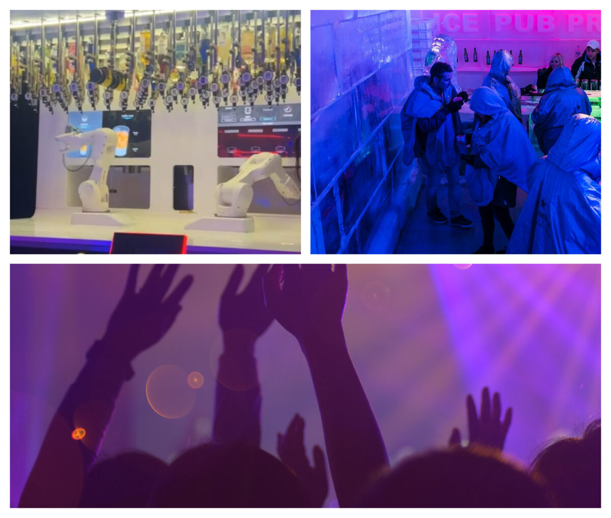 Check in | Experiența la un club tematic din Praga. Petrecere la -10°C și roboți care mi-au preparat o băutură