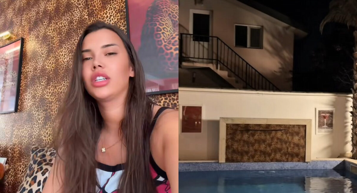 Andra Volos și-a amenajat o terasă inedită, inspirație animal print. Reacțiile internauților