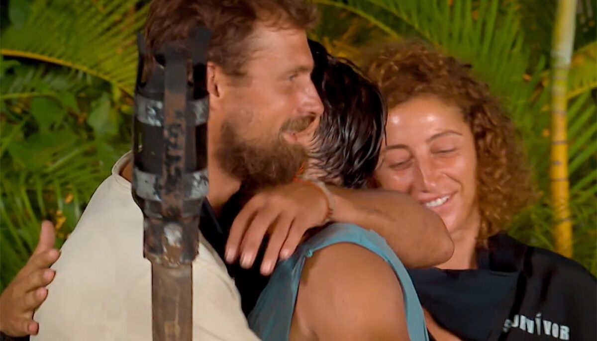 Imagine Stire Cele 7 cuvinte pe care i le-a șoptit Gabi Tamaș la ureche, lui Gigi Burger, în timp ce își lua rămas bun după eliminarea de la Survivor 2026 | 2review.ro
