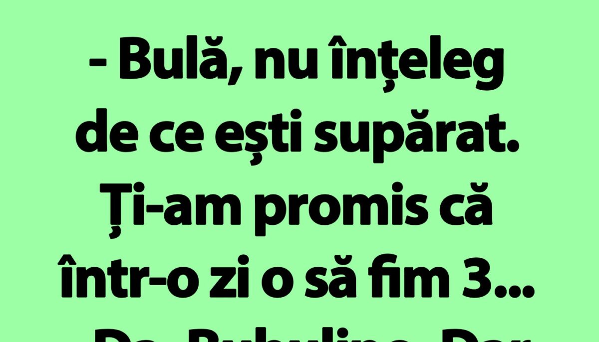 Imagine Stire BANC | „Bulă, nu înțeleg de ce ești supărat. Ți-am promis că într-o zi o să fim 3” | 2review.ro