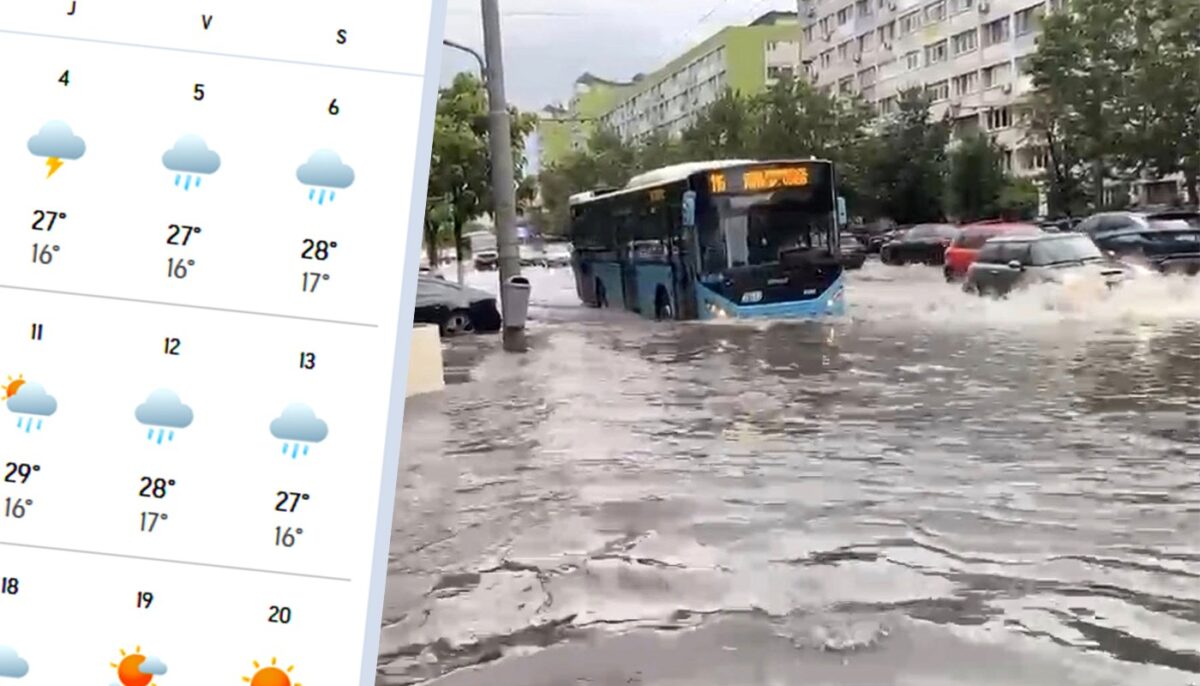 Imagine Stire Meteorologii Accuweather anunță „potop” în Capitală: 12 zile consecutive de ploaie în București | 2review.ro