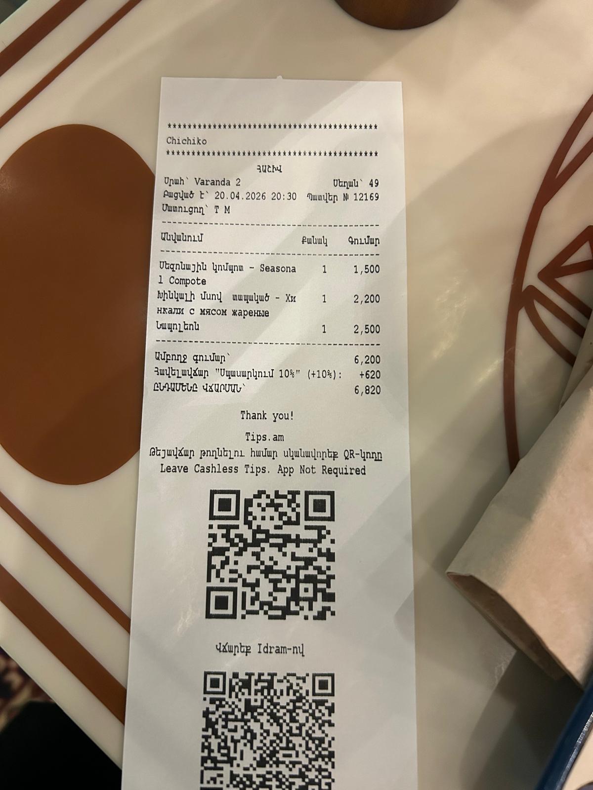 Check in | Cât am plătit pentru o masă la un restaurant georgian în ...