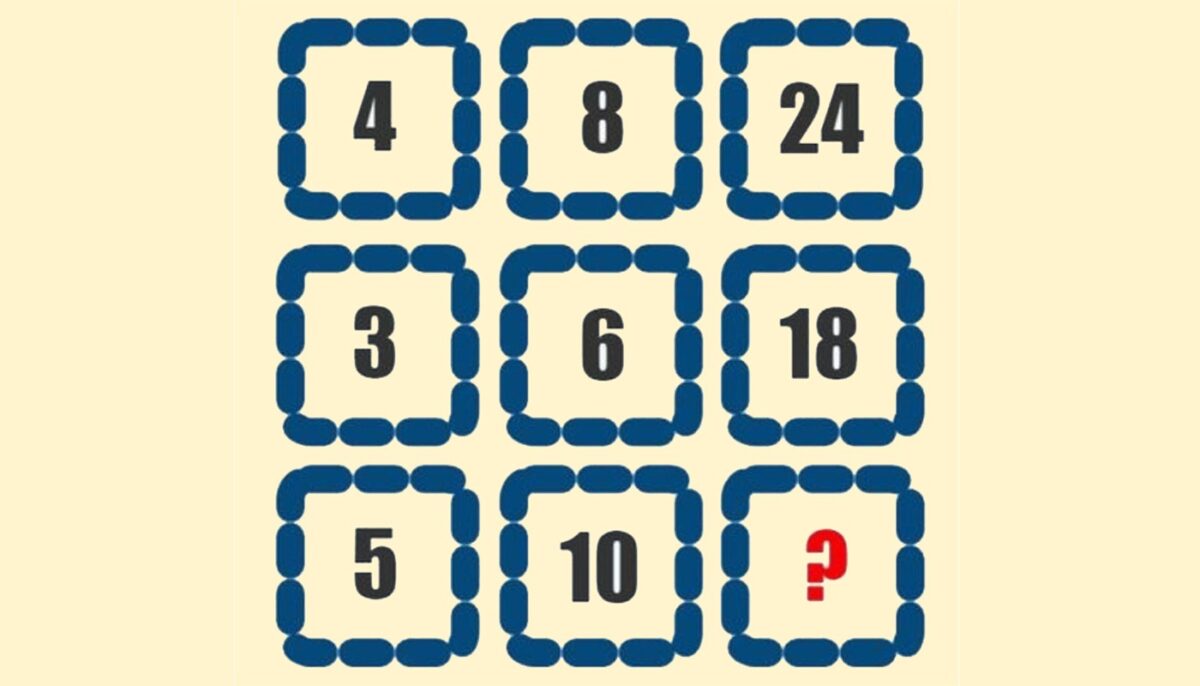 Test de inteligență | Identificați numărul lipsă din această imagine!