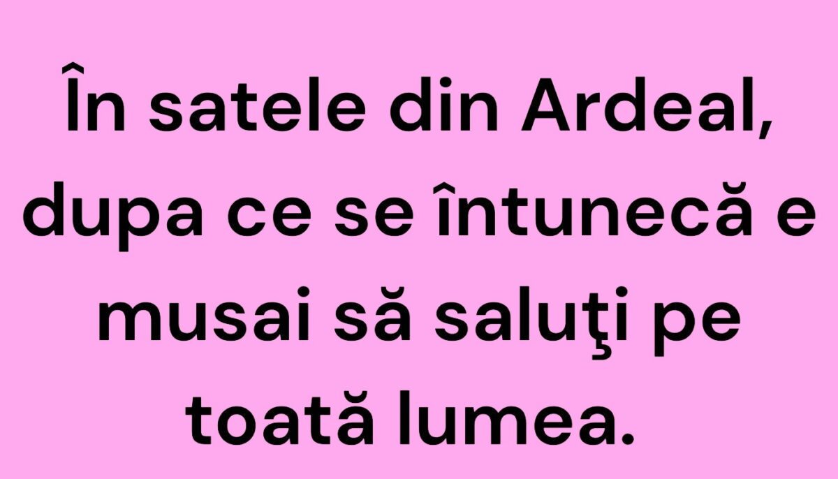 BANCUL ZILEI | Tradiție în Ardeal