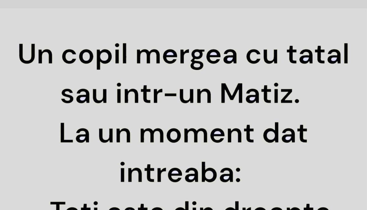 Bancul sfârșitului de săptămână | Copilul și Matizul