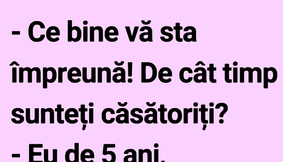 BANCUL ZILEI | Potrivire conjugală