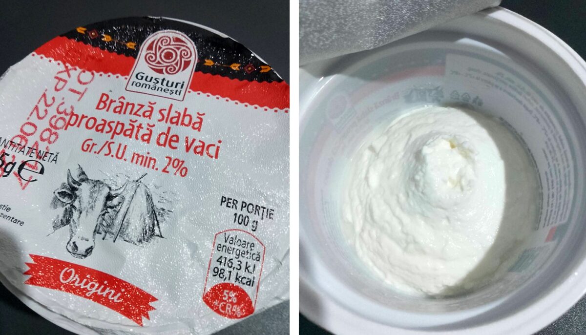 Ana din Iași a cumpărat o brânză de vaci din Mega Image. Când a ajuns acasă, a crezut că nu vede bine. Ce era, de fapt, înăuntru