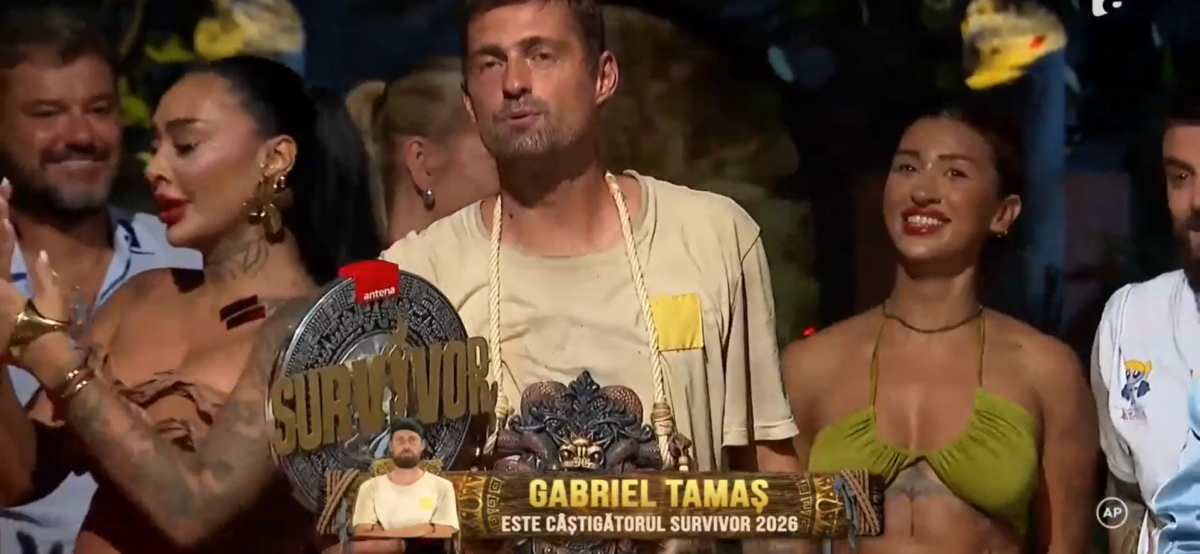 Surpriză de proporții în marea finală Survivor 2026. Gabi Tamaş a câștigat cei 100.000 euro