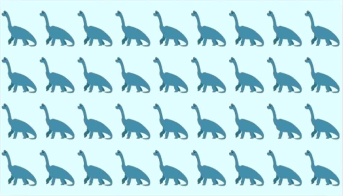 TEST IQ | Unul dintre acești 36 de dinozauri este diferit de ceilalți. Geniile îl găsesc în 4 secunde